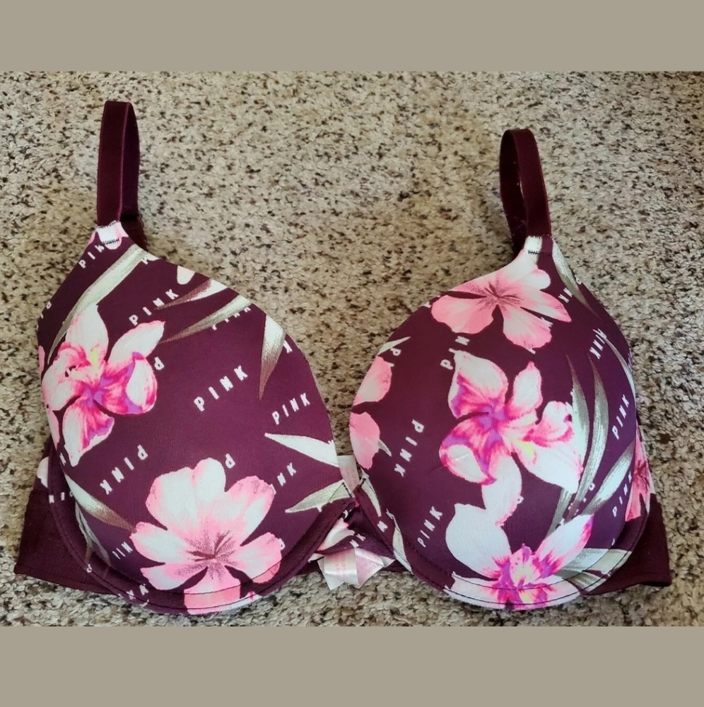 PINK Victoria's Secret Floral Bra